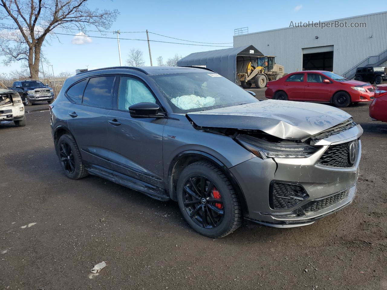 2023 Acura Mdx Type S Advance Серый vin: 5J8YD8H88PL800104