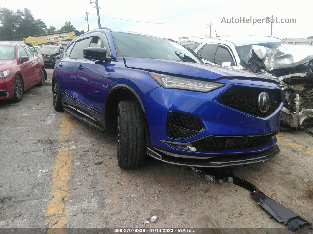 2023 Acura Mdx Type S W/advance Package Blue vin: 5J8YD8H89PL004218