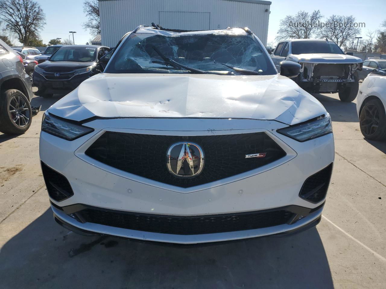 2023 Acura Mdx Type S Advance White vin: 5J8YD8H8XPL001439