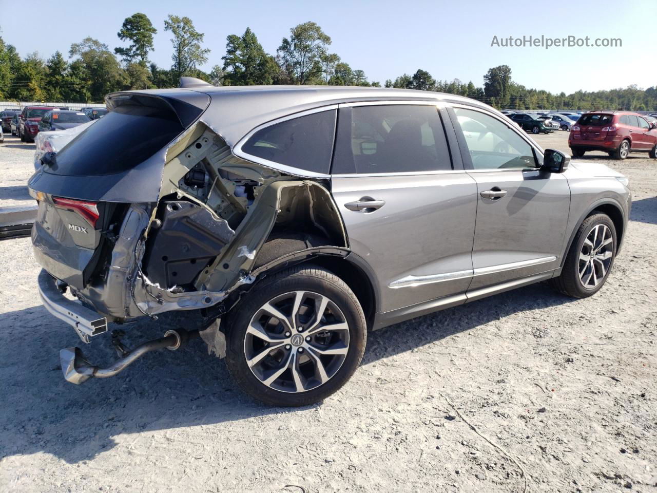 2023 Acura Mdx Technology Silver vin: 5J8YD9H42PL003026