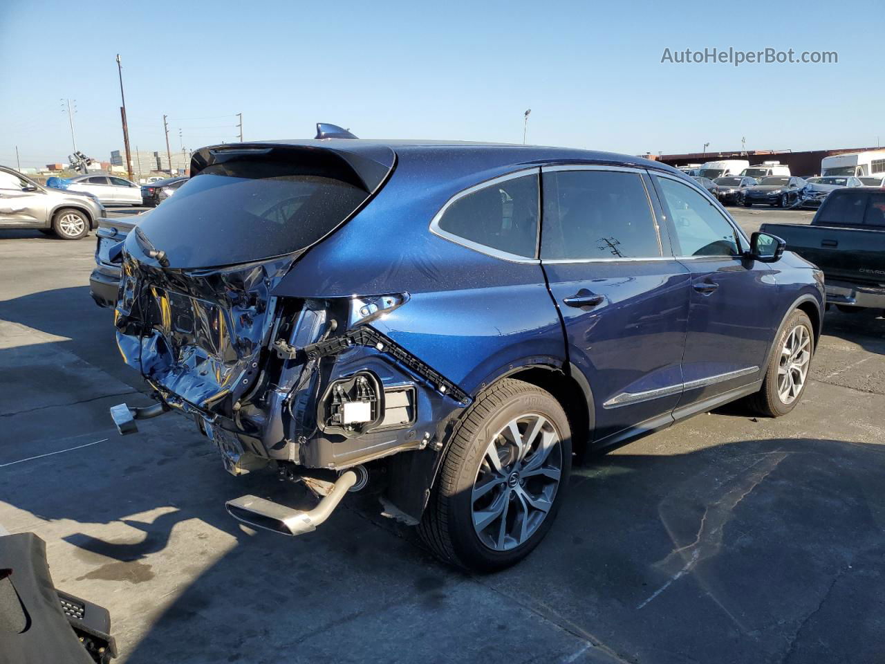 2023 Acura Mdx Technology Blue vin: 5J8YD9H42PL003267