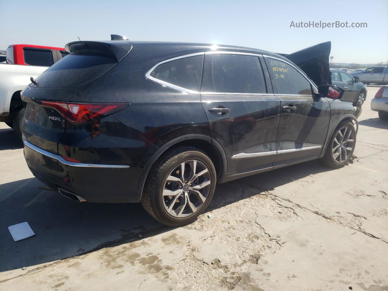 2023 Acura Mdx Technology Черный vin: 5J8YD9H42PL004578