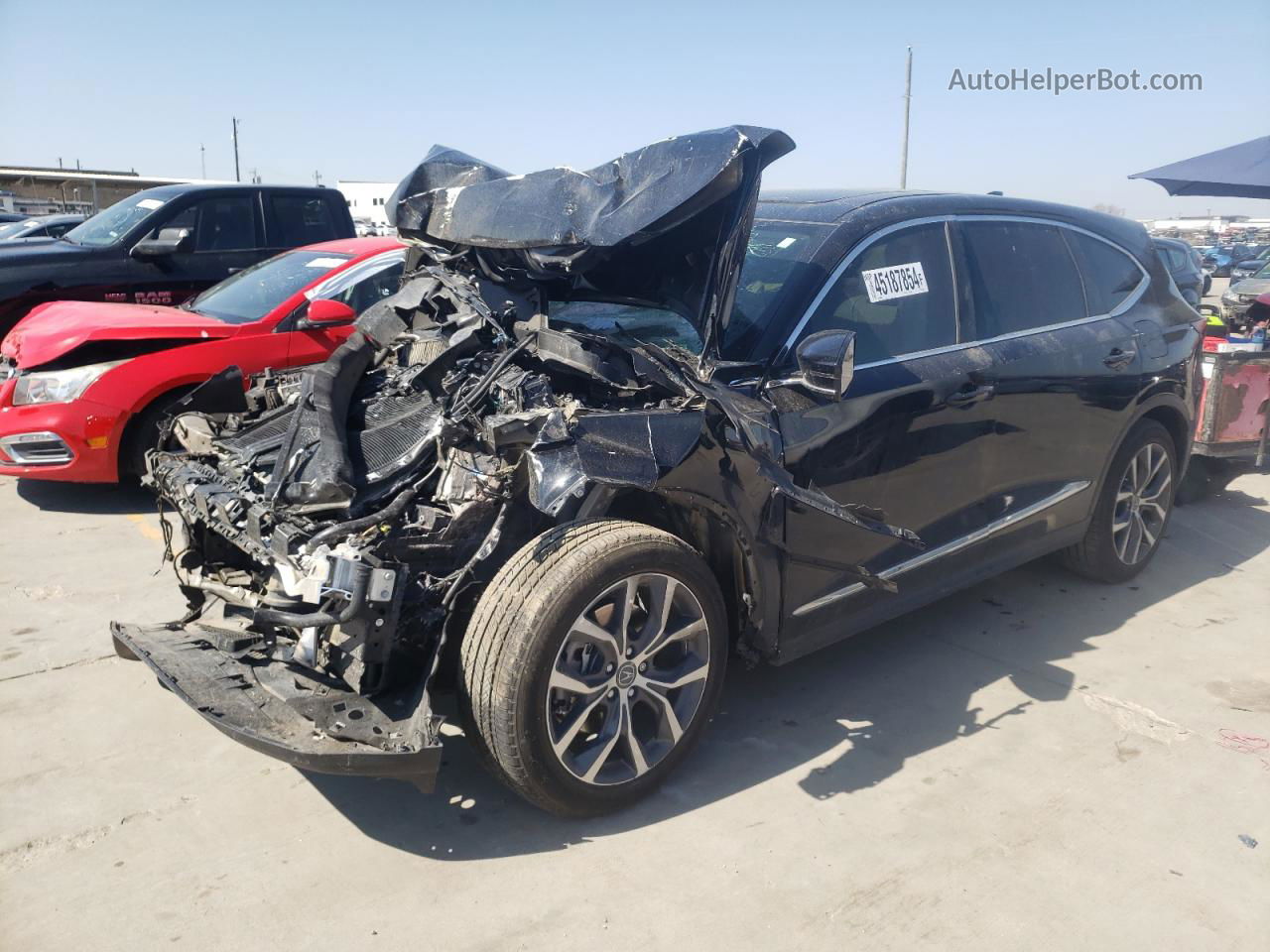 2023 Acura Mdx Technology Черный vin: 5J8YD9H42PL004578