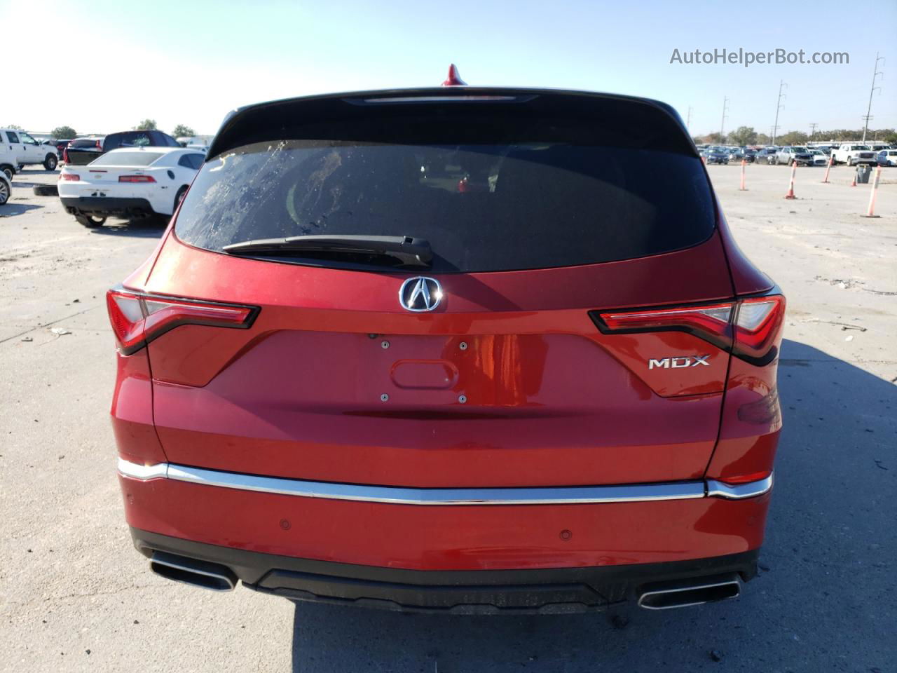 2023 Acura Mdx Technology Red vin: 5J8YD9H43PL002113