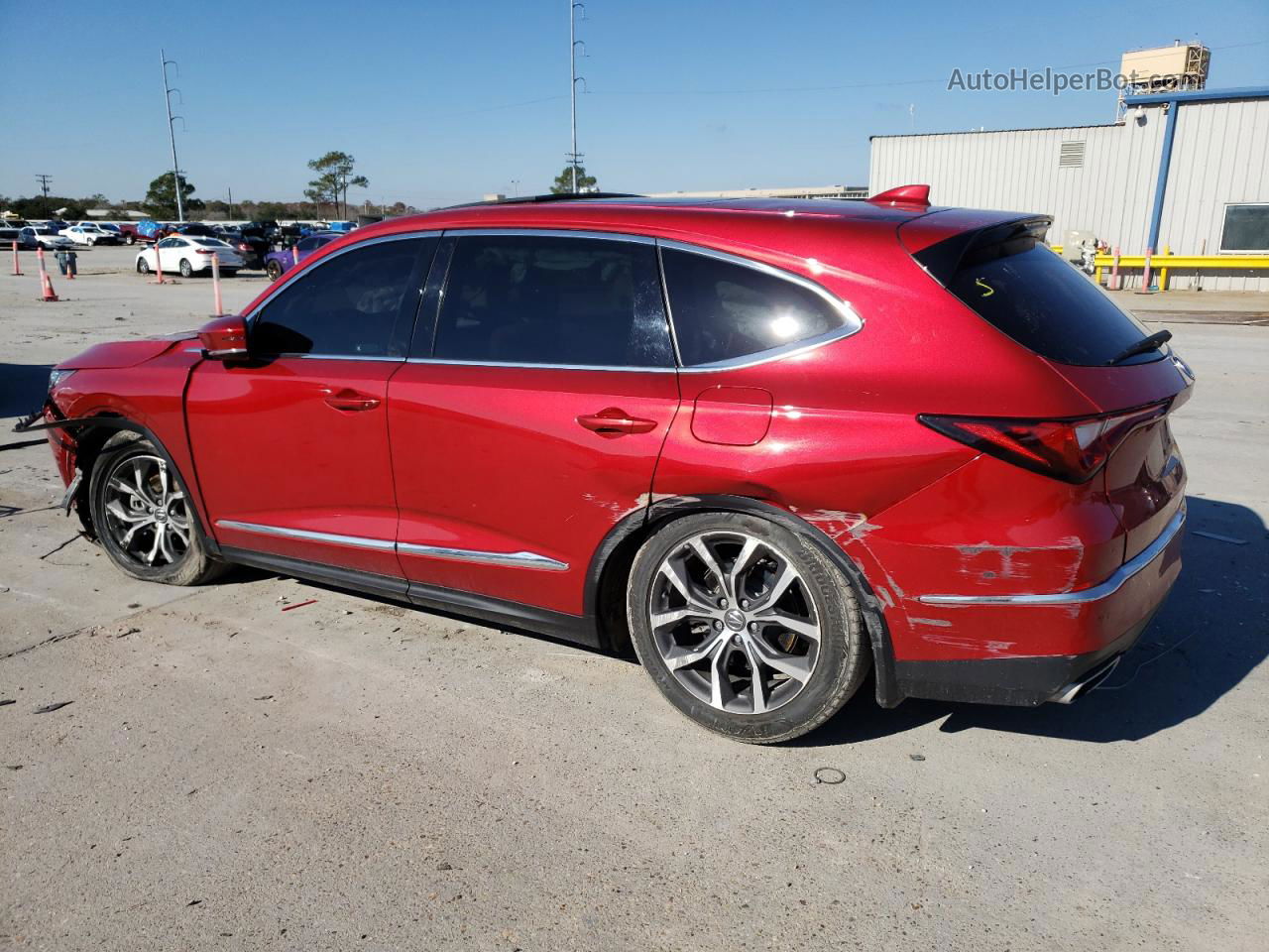 2023 Acura Mdx Technology Red vin: 5J8YD9H43PL002113