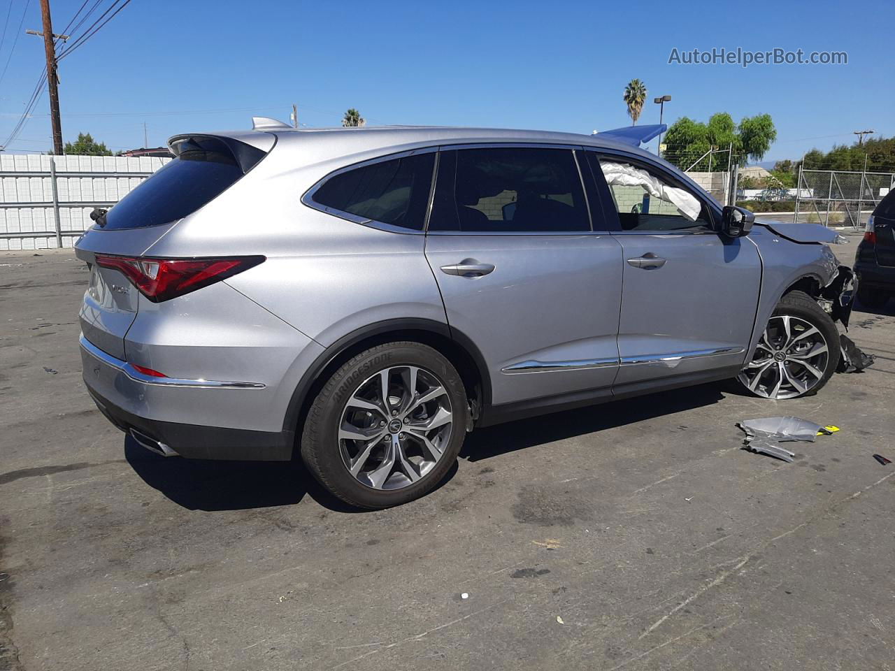 2023 Acura Mdx Technology Silver vin: 5J8YD9H45PL000900