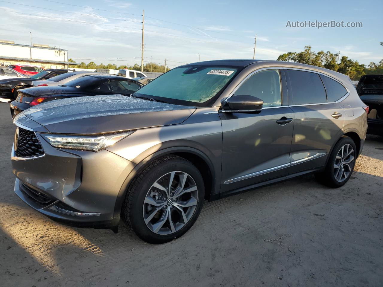 2023 Acura Mdx Technology Gray vin: 5J8YD9H45PL001383