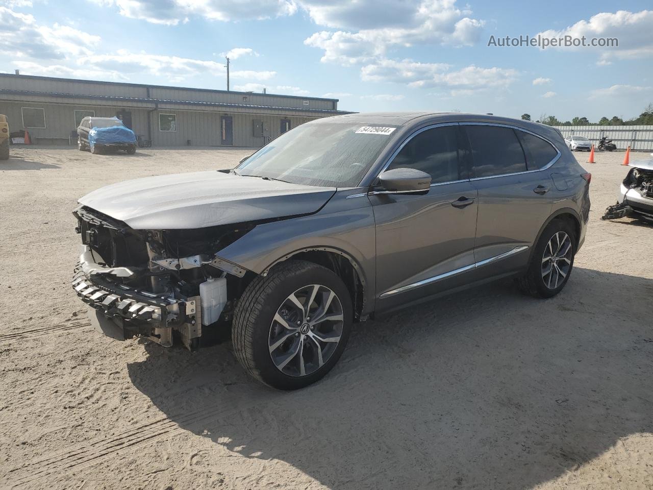 2023 Acura Mdx Technology Серый vin: 5J8YD9H46PL001277