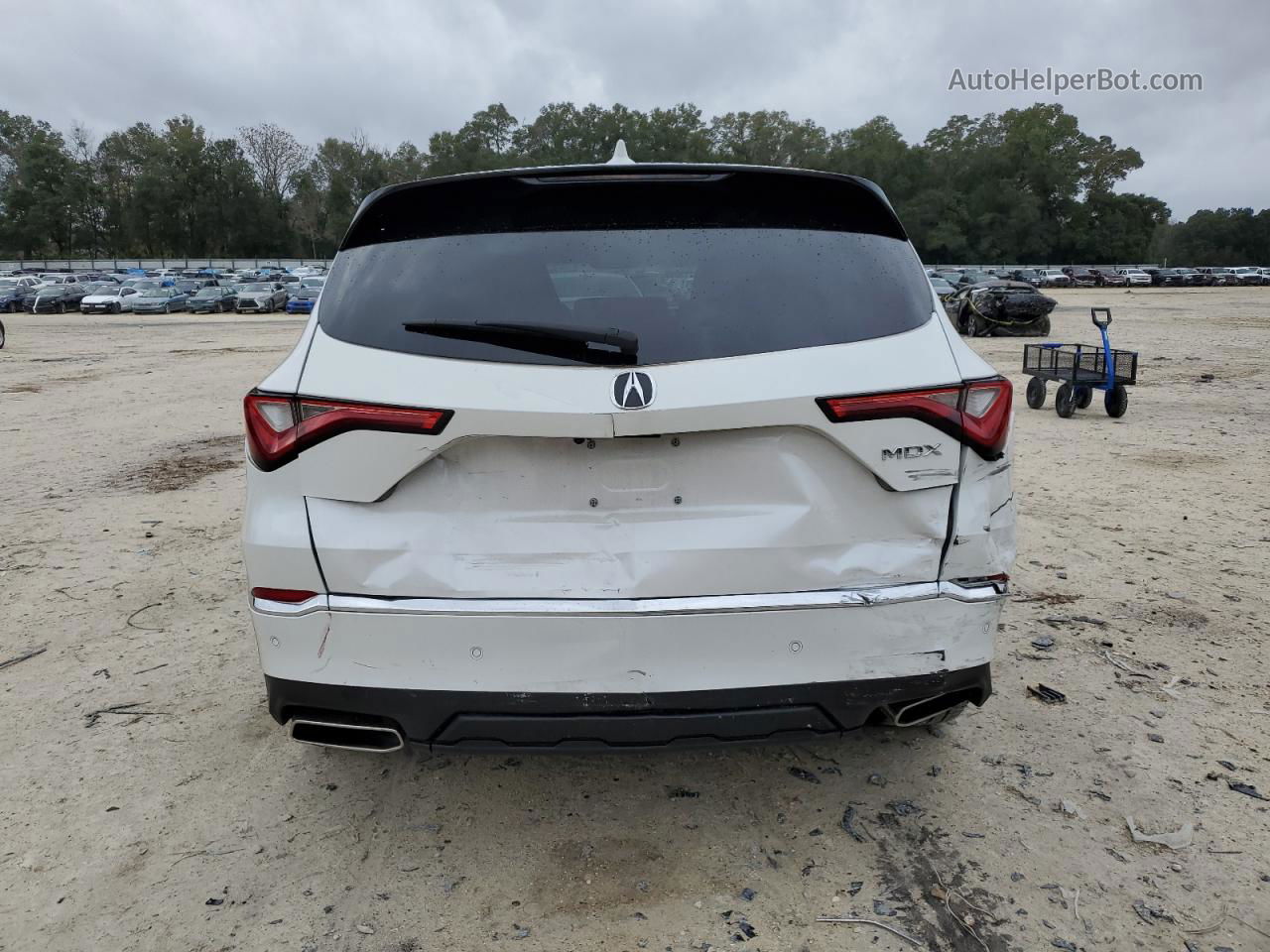 2023 Acura Mdx Technology White vin: 5J8YD9H46PL002400