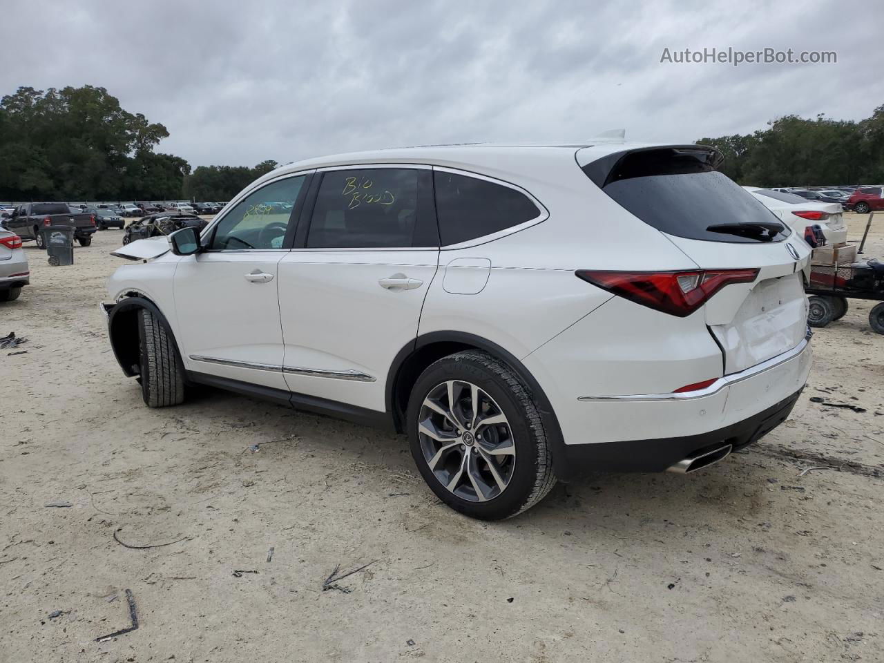 2023 Acura Mdx Technology White vin: 5J8YD9H46PL002400