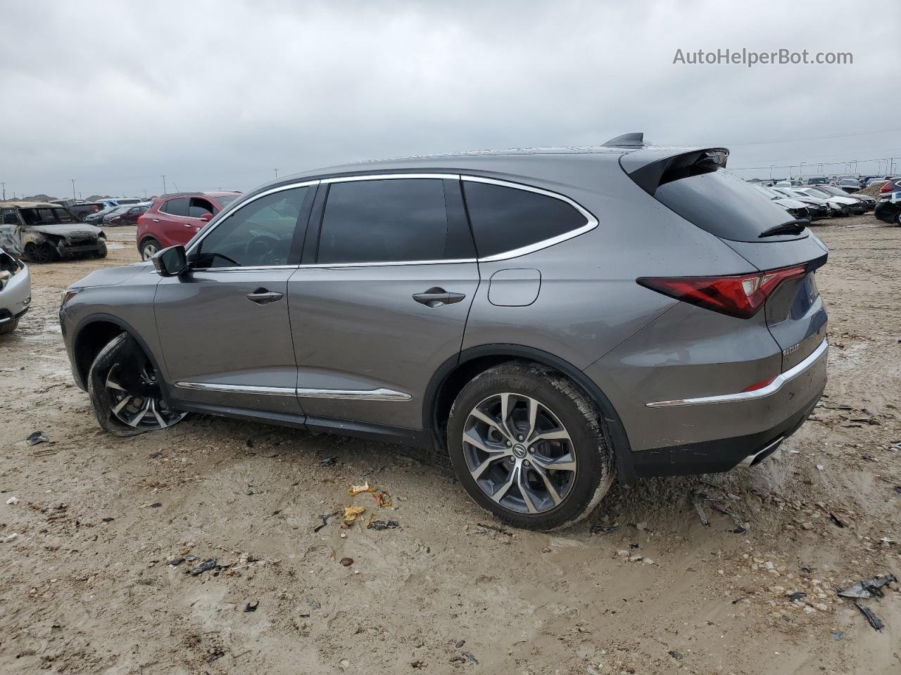 2023 Acura Mdx Technology Серый vin: 5J8YD9H47PL001384