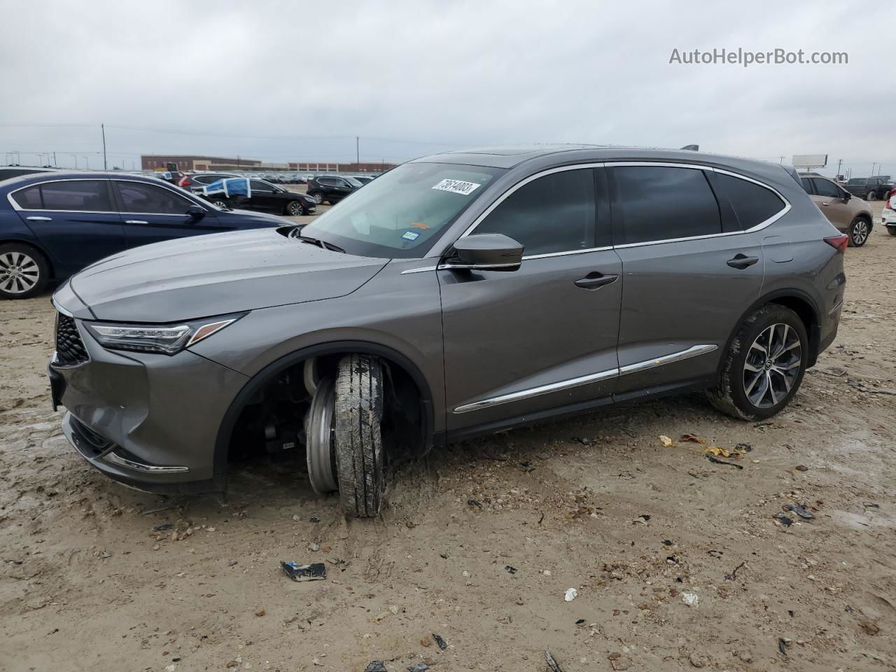 2023 Acura Mdx Technology Серый vin: 5J8YD9H47PL001384