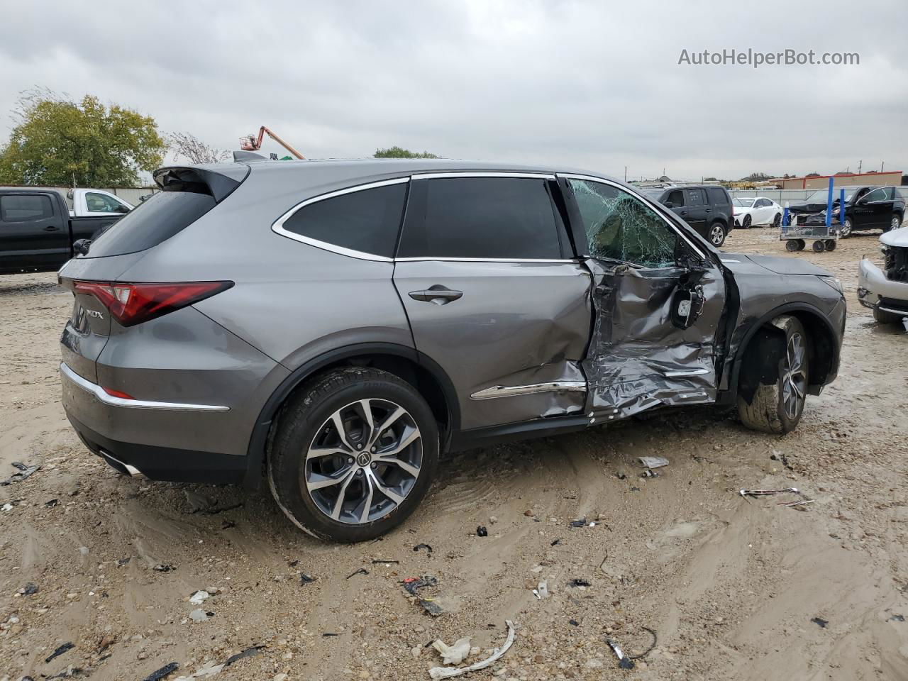 2023 Acura Mdx Technology Gray vin: 5J8YD9H47PL001384