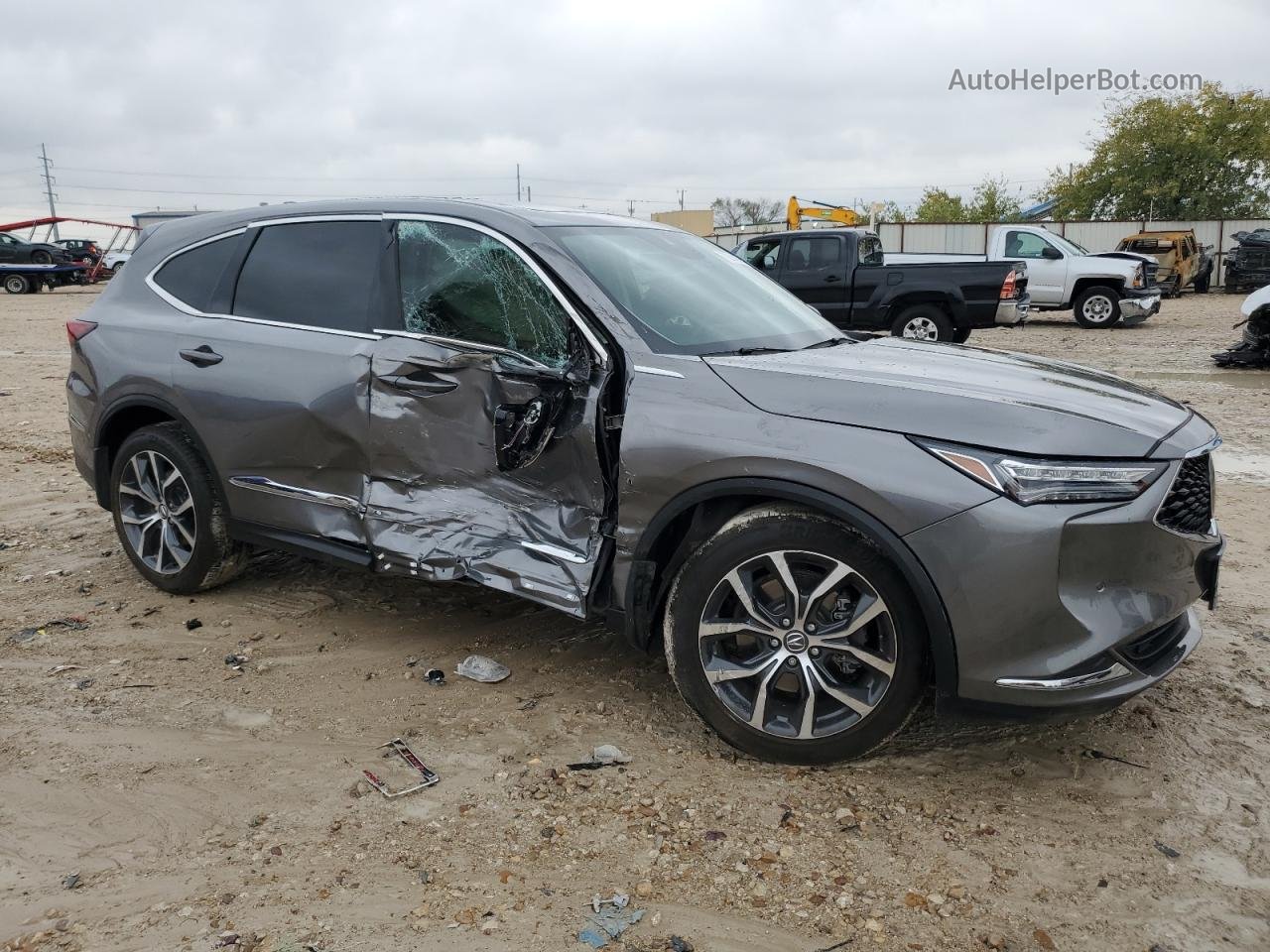 2023 Acura Mdx Technology Серый vin: 5J8YD9H47PL001384