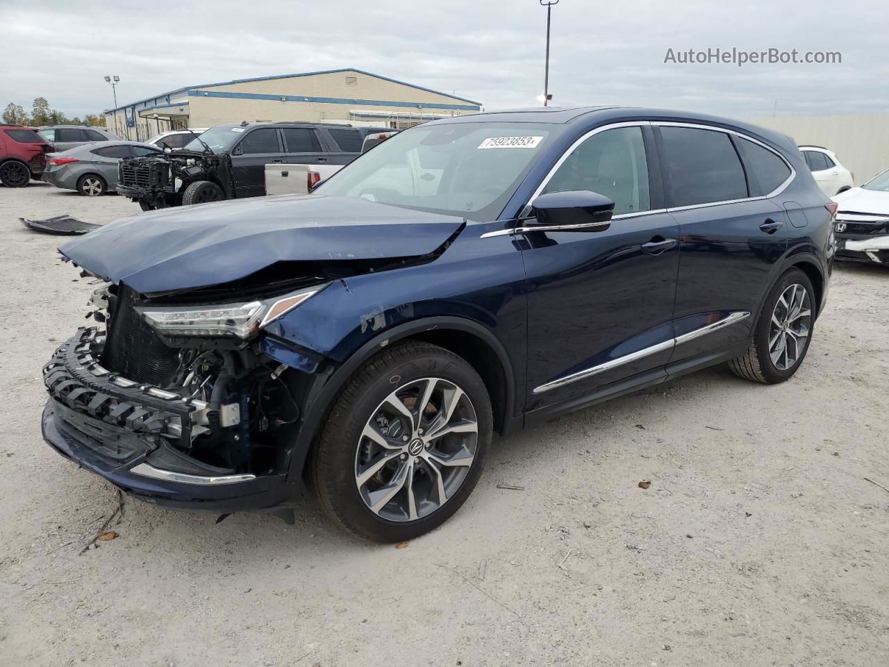 2023 Acura Mdx Technology Синий vin: 5J8YD9H47PL005631