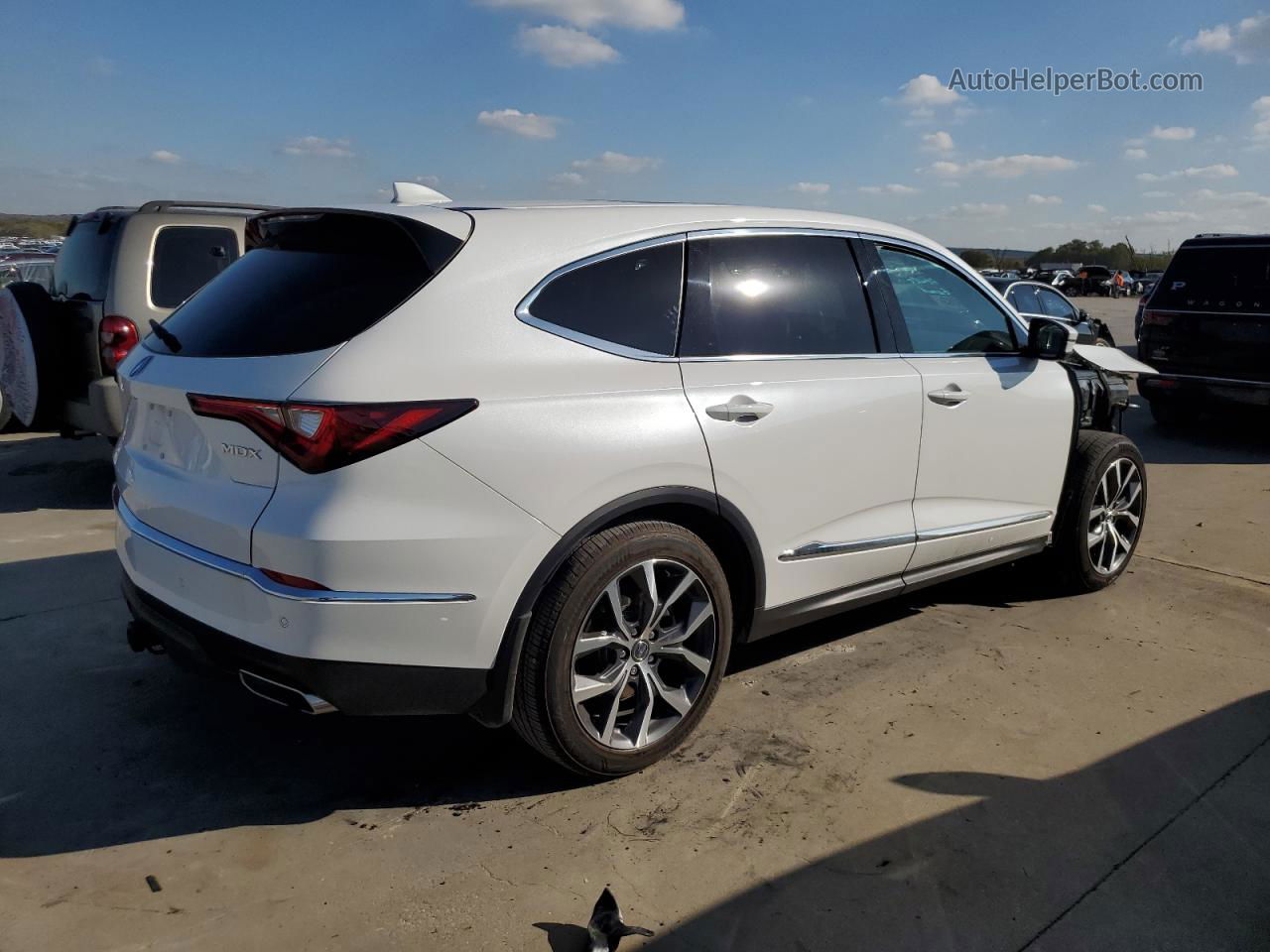 2023 Acura Mdx Technology White vin: 5J8YD9H47PL005774