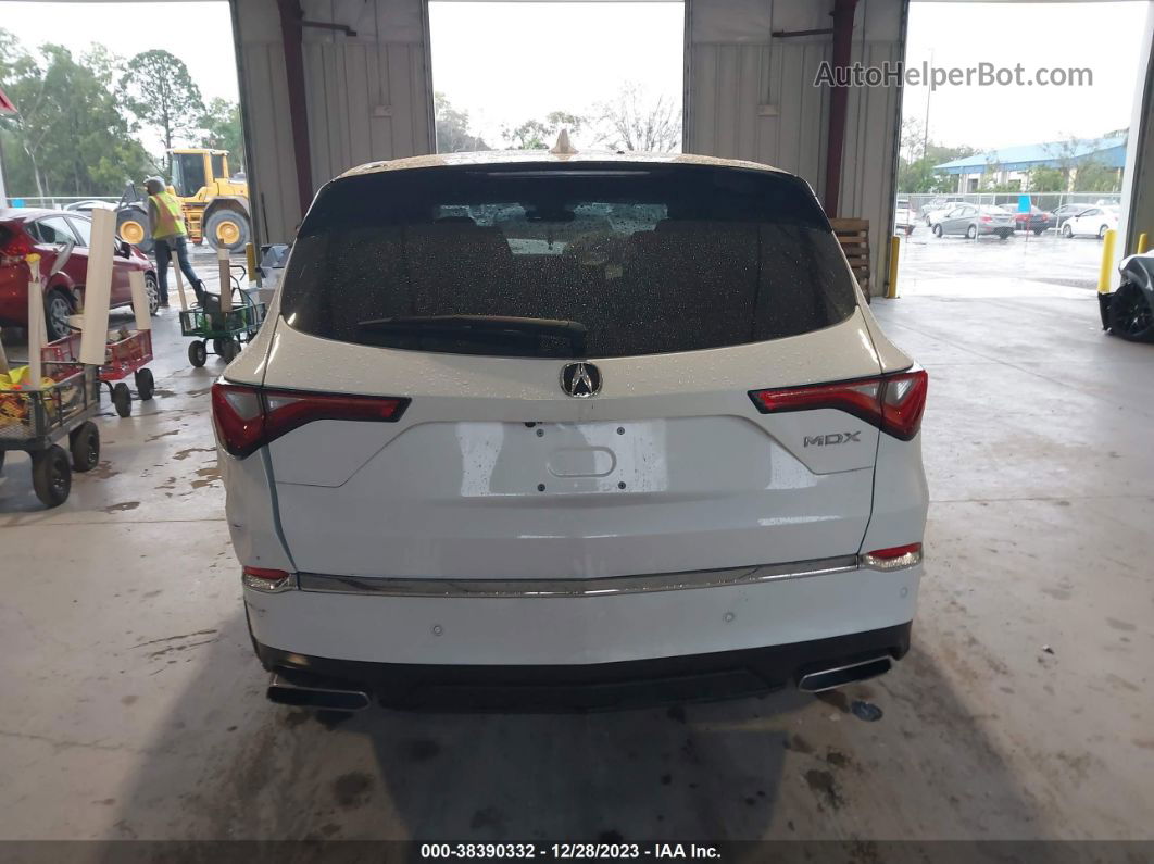 2023 Acura Mdx Technology Package White vin: 5J8YD9H48PL008635