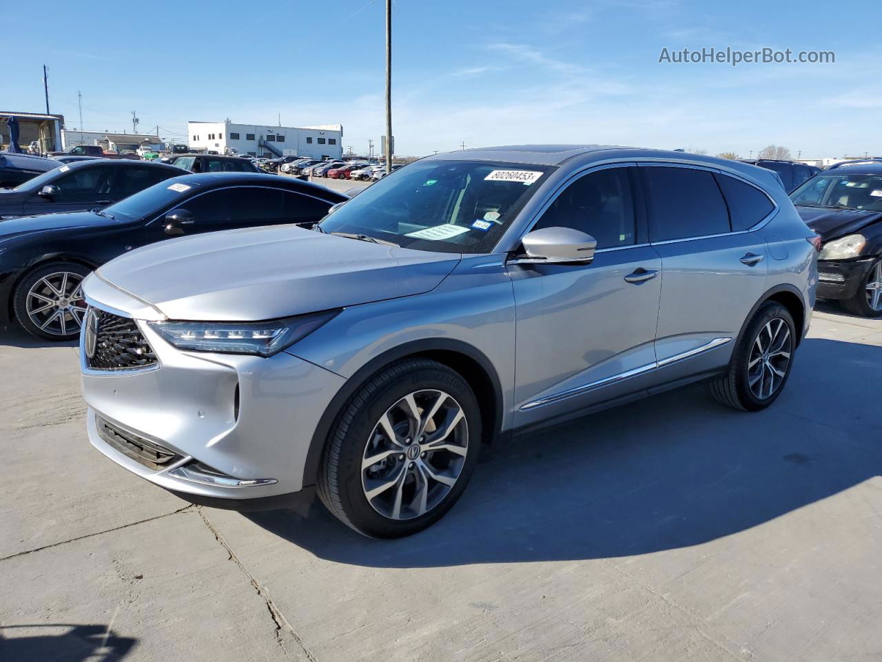 2023 Acura Mdx Technology Silver vin: 5J8YD9H49PL002715