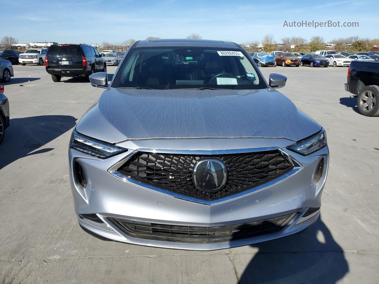 2023 Acura Mdx Technology Silver vin: 5J8YD9H49PL002715