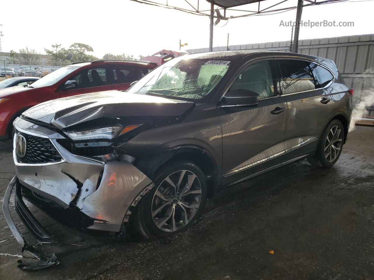 2023 Acura Mdx Technology Gray vin: 5J8YD9H49PL008370