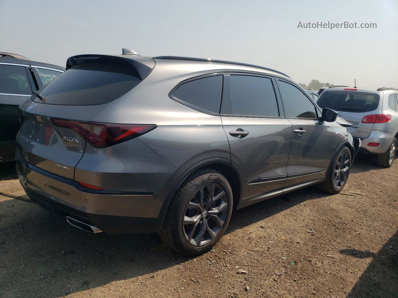 2023 Acura Mdx A-spec Gray vin: 5J8YE1H00PL005952