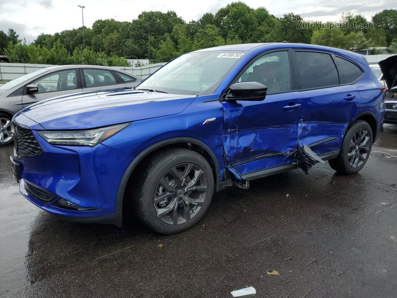 2023 Acura Mdx A-spec Blue vin: 5J8YE1H00PL037705