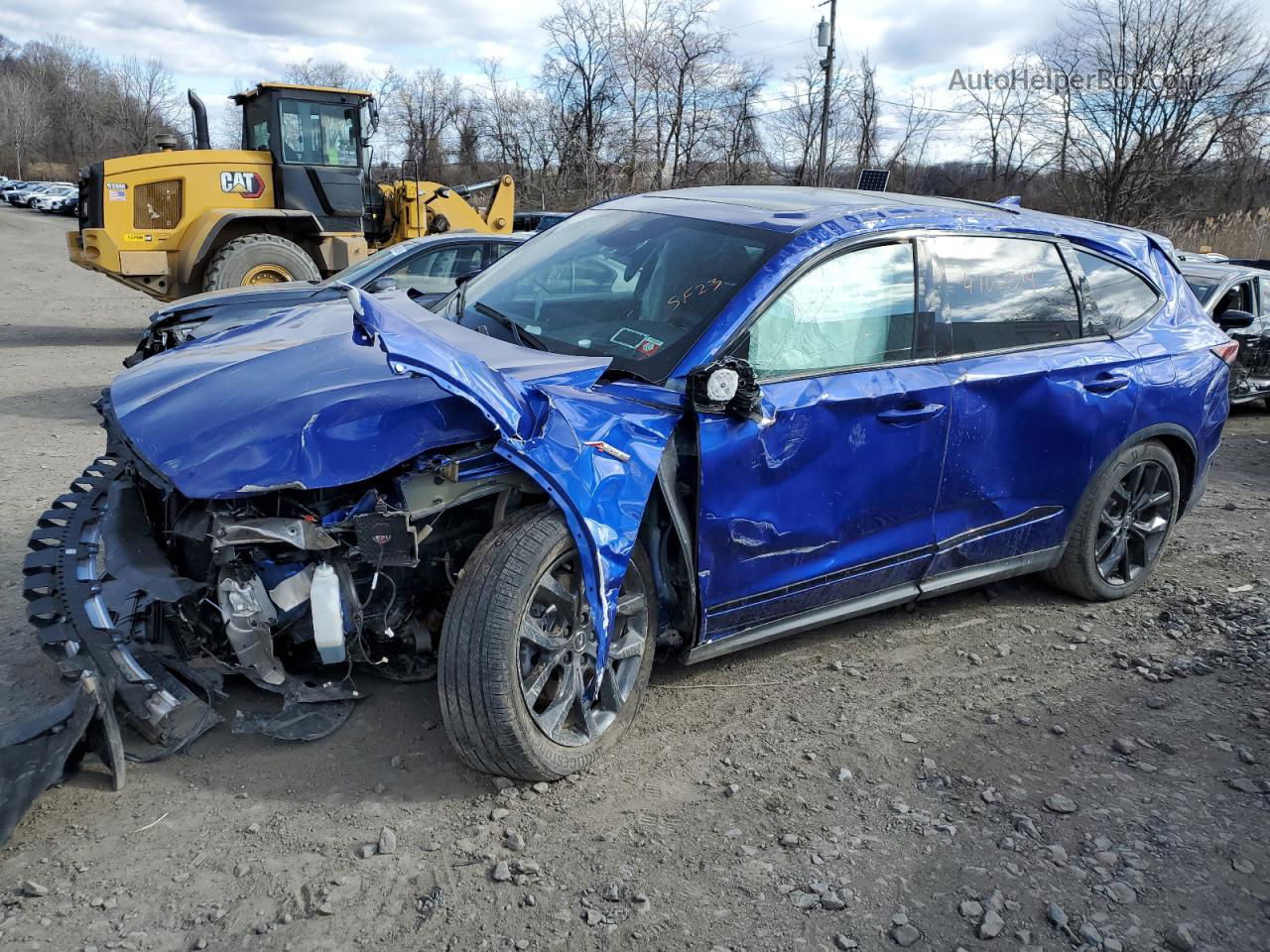 2023 Acura Mdx A-spec Blue vin: 5J8YE1H01PL041374