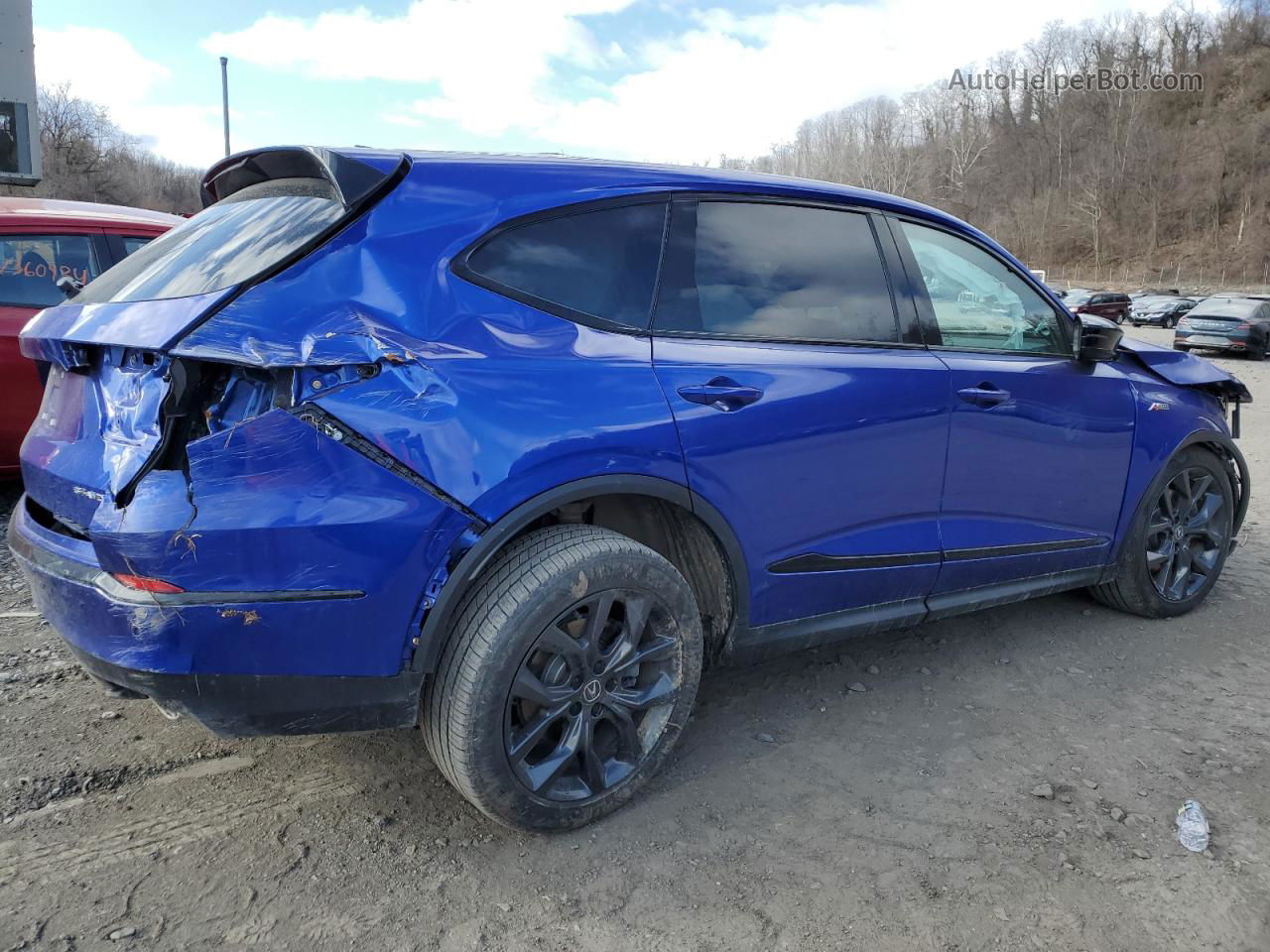 2023 Acura Mdx A-spec Blue vin: 5J8YE1H01PL041374