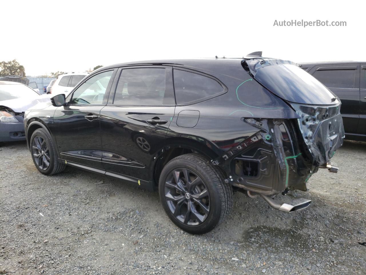 2023 Acura Mdx A-spec Black vin: 5J8YE1H02PL011378