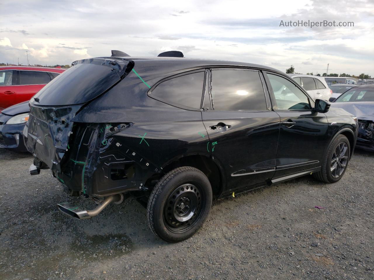 2023 Acura Mdx A-spec Black vin: 5J8YE1H02PL011378