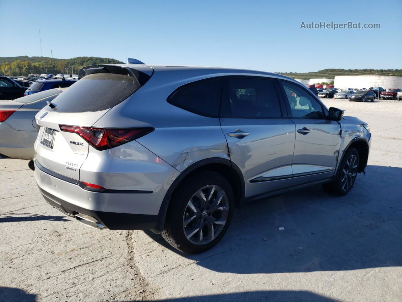 2023 Acura Mdx A-spec Silver vin: 5J8YE1H03PL044454