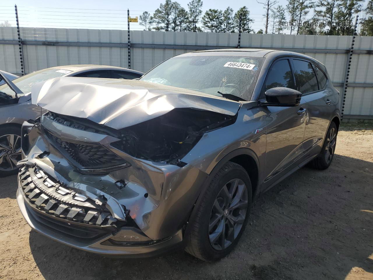 2023 Acura Mdx A-spec Silver vin: 5J8YE1H04PL003783