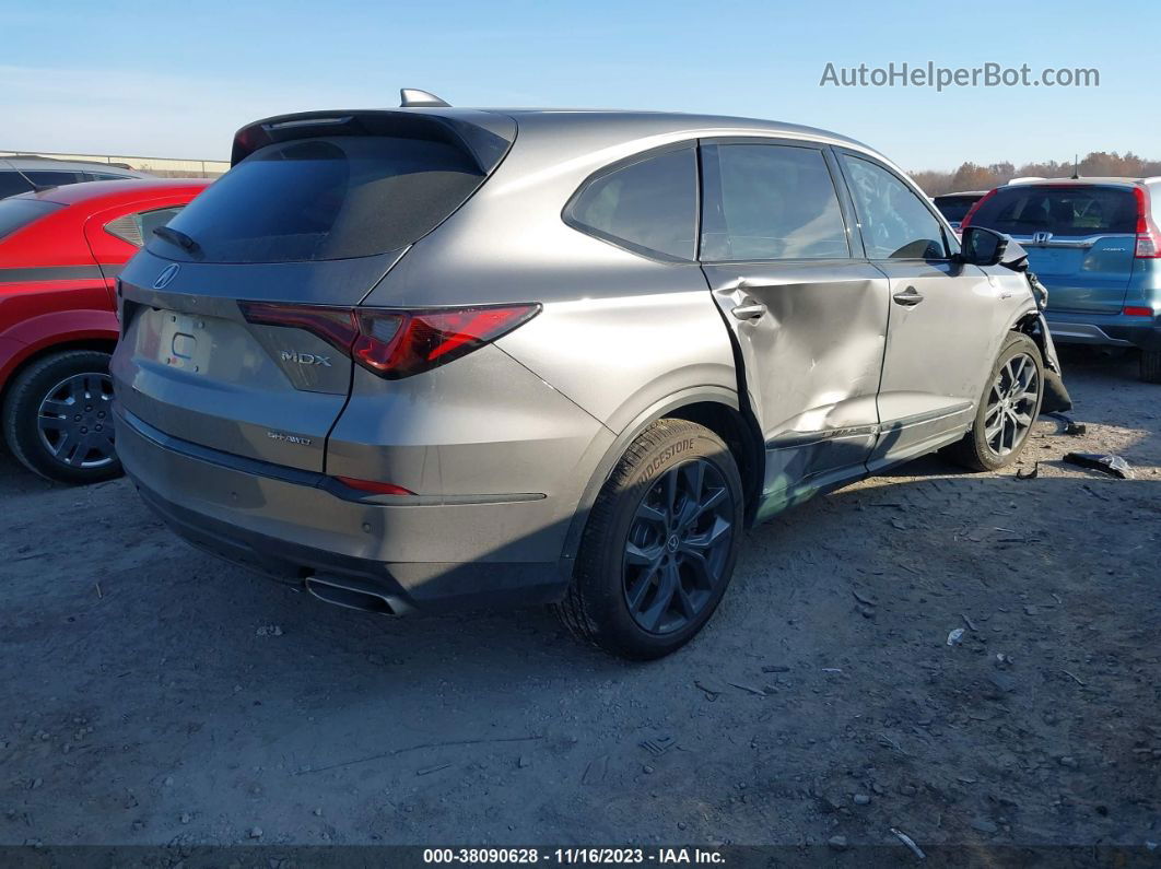 2023 Acura Mdx A-spec Gray vin: 5J8YE1H05PL019765