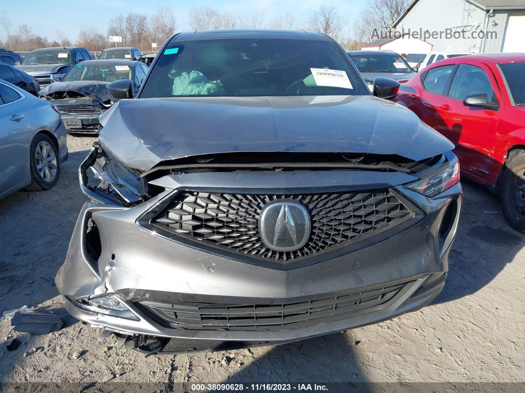 2023 Acura Mdx A-spec Gray vin: 5J8YE1H05PL019765