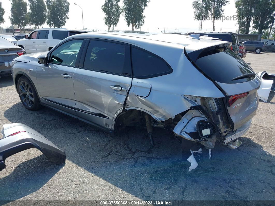 2023 Acura Mdx A-spec Silver vin: 5J8YE1H05PL025498