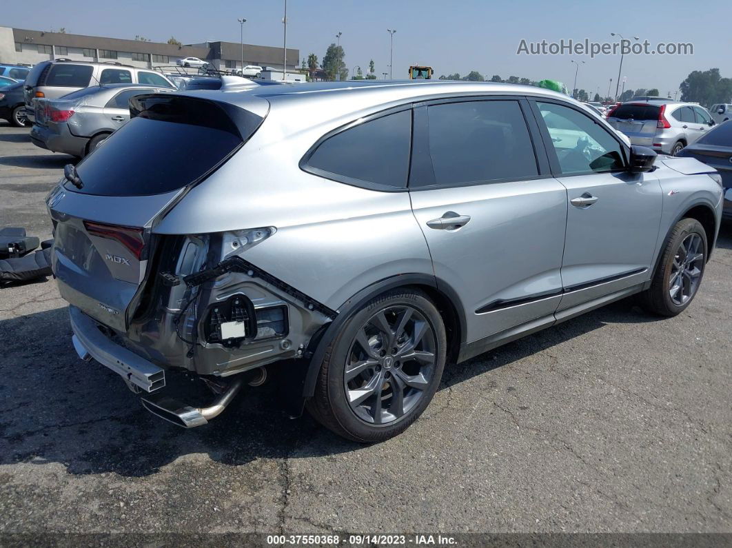 2023 Acura Mdx A-spec Silver vin: 5J8YE1H05PL025498