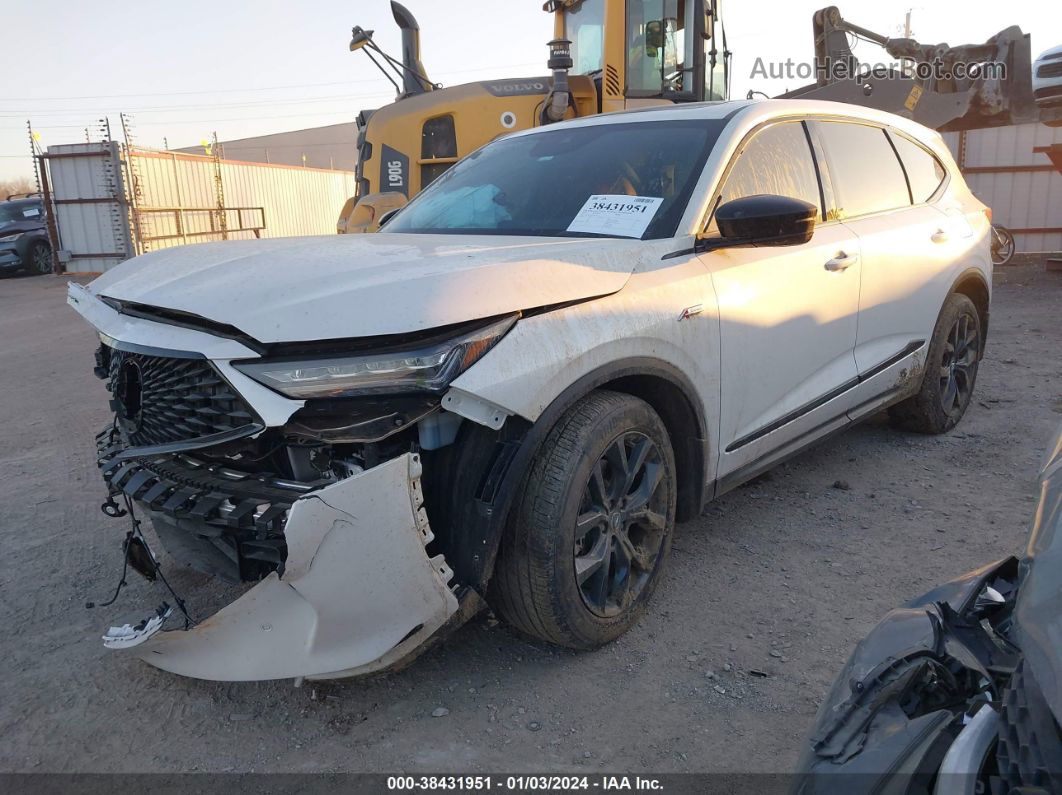 2023 Acura Mdx A-spec Package White vin: 5J8YE1H05PL032712