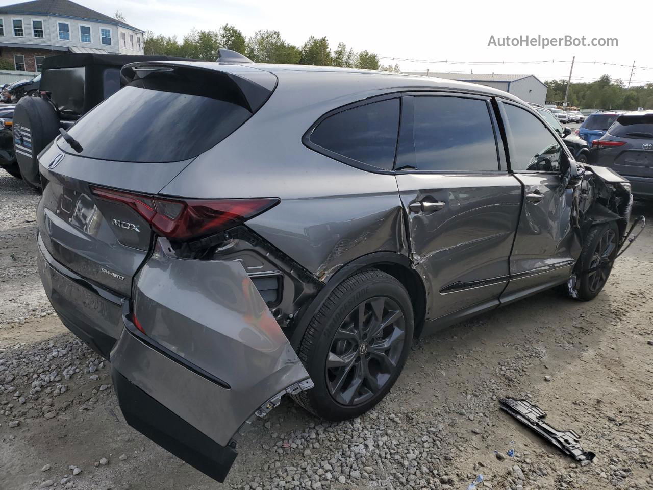 2023 Acura Mdx A-spec Gray vin: 5J8YE1H05PL036789