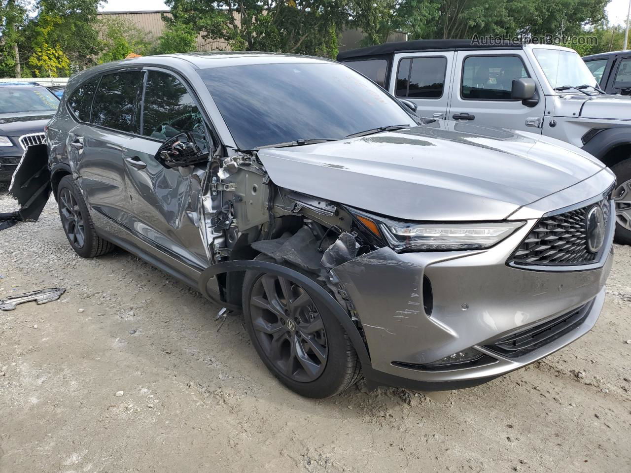 2023 Acura Mdx A-spec Gray vin: 5J8YE1H05PL036789