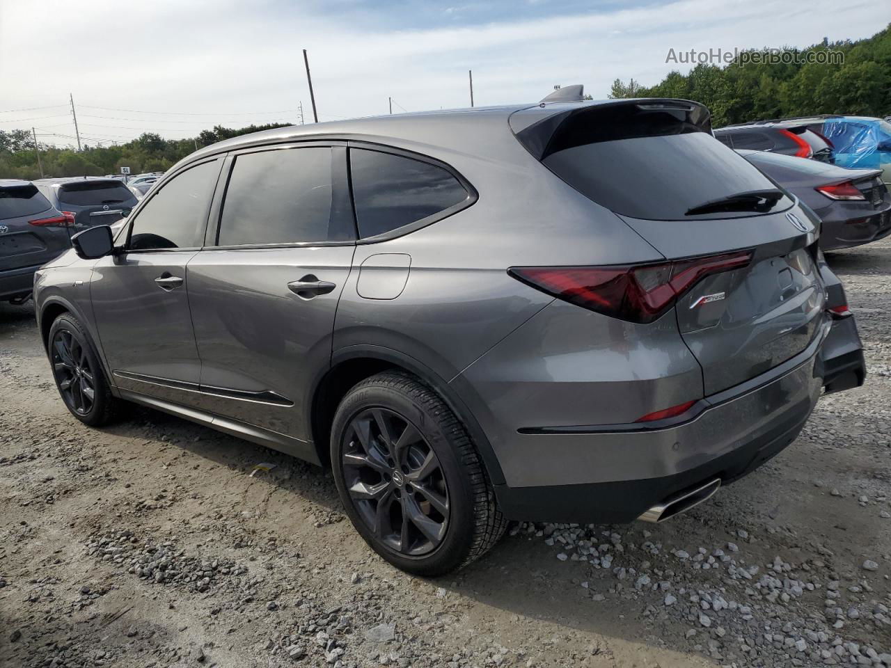 2023 Acura Mdx A-spec Gray vin: 5J8YE1H05PL036789