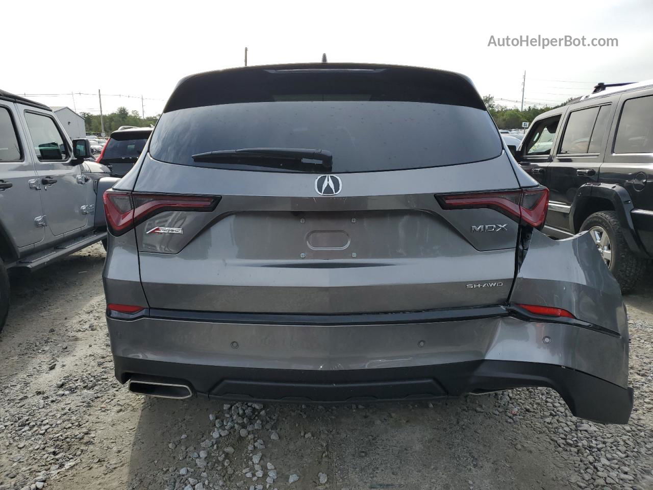 2023 Acura Mdx A-spec Gray vin: 5J8YE1H05PL036789