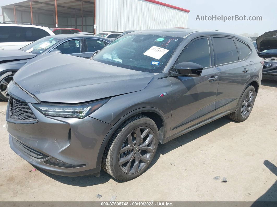 2023 Acura Mdx W/a-spec Package Gray vin: 5J8YE1H06PL013313