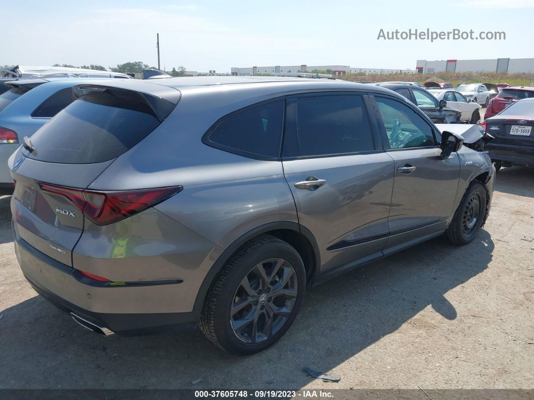 2023 Acura Mdx W/a-spec Package Gray vin: 5J8YE1H06PL013313