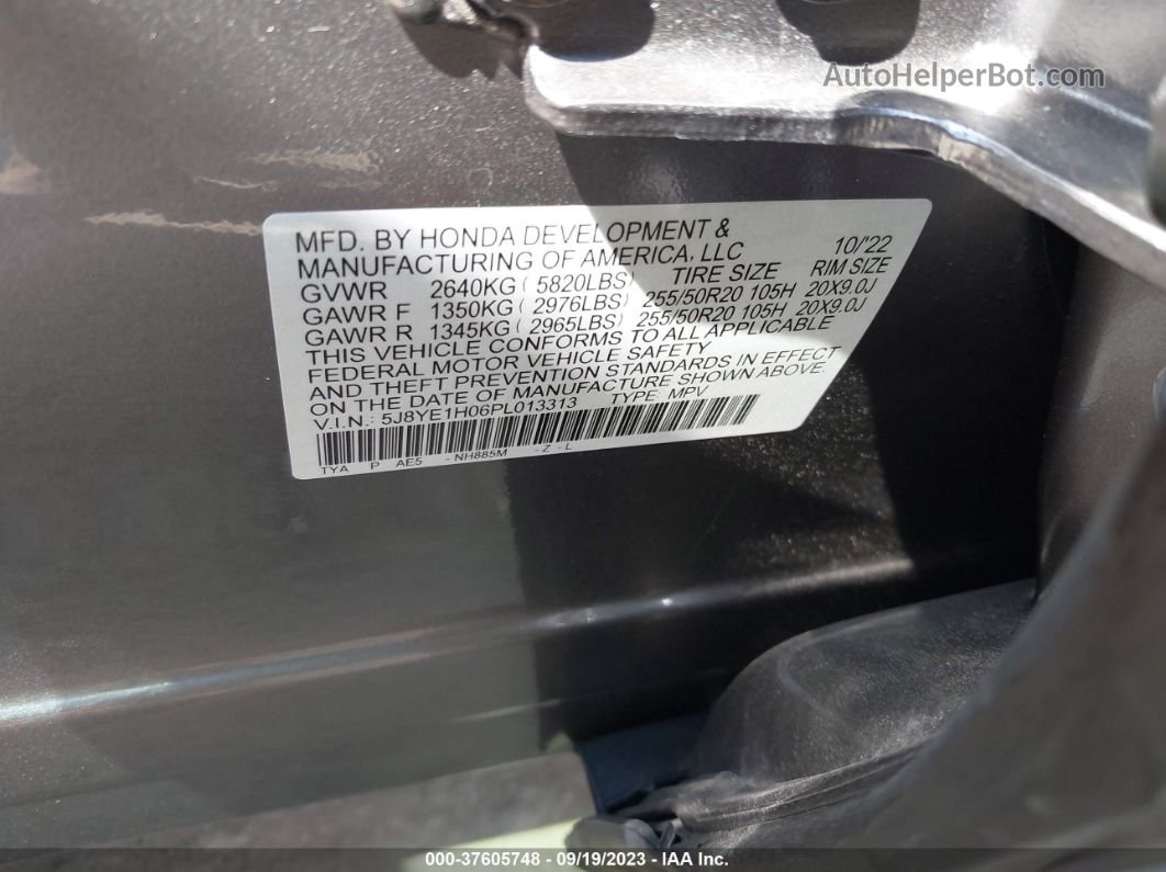 2023 Acura Mdx W/a-spec Package Gray vin: 5J8YE1H06PL013313