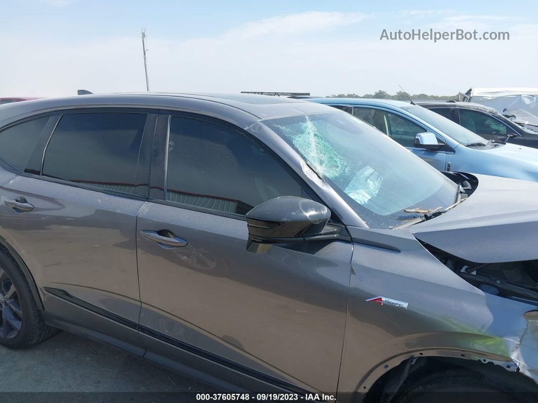 2023 Acura Mdx W/a-spec Package Gray vin: 5J8YE1H06PL013313