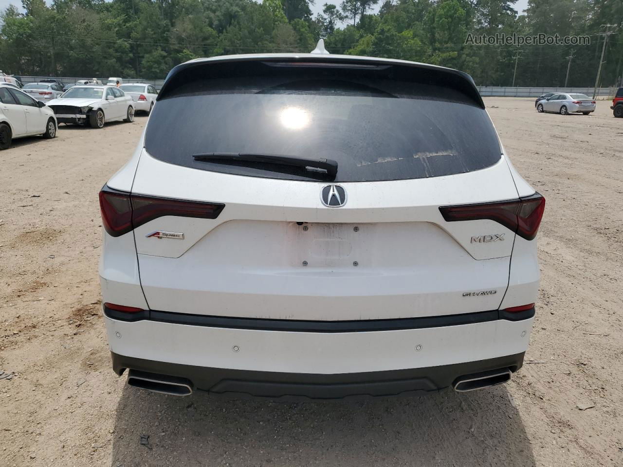 2023 Acura Mdx A-spec White vin: 5J8YE1H07PL011229