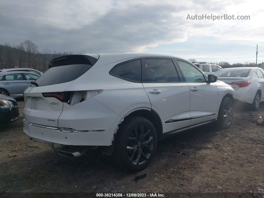 2023 Acura Mdx A-spec White vin: 5J8YE1H07PL012123