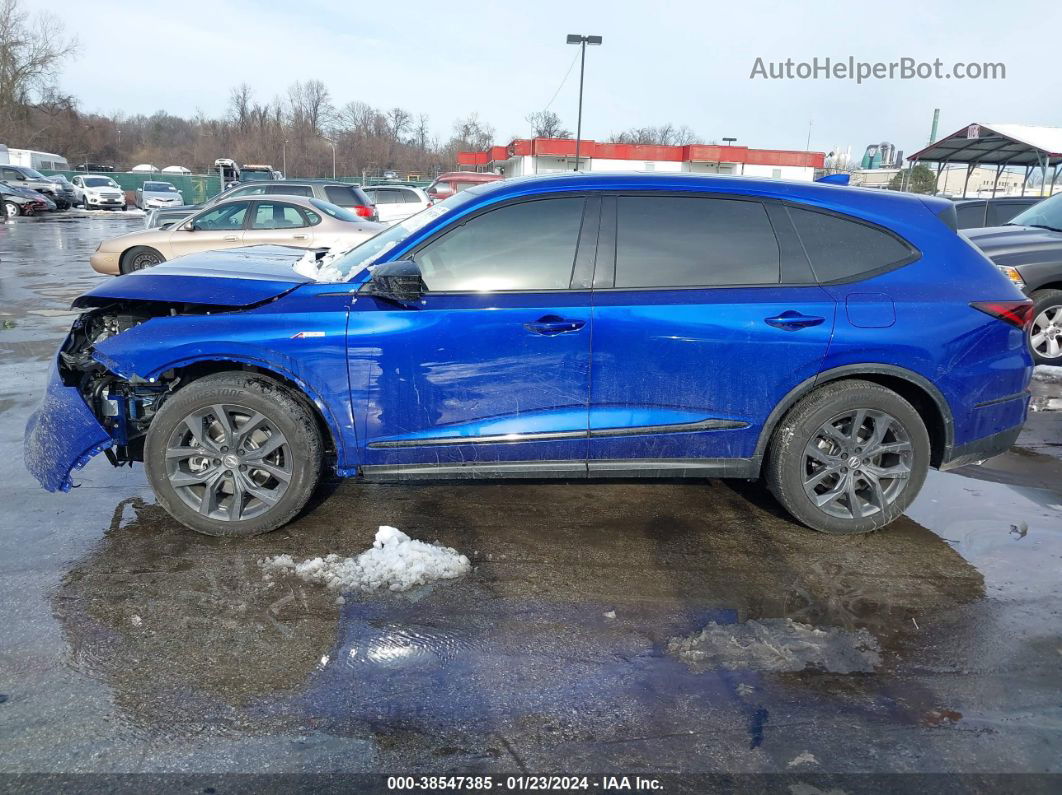 2023 Acura Mdx A-spec Package Blue vin: 5J8YE1H08PL021865