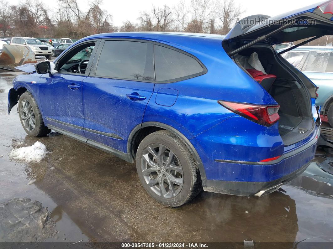 2023 Acura Mdx A-spec Package Blue vin: 5J8YE1H08PL021865