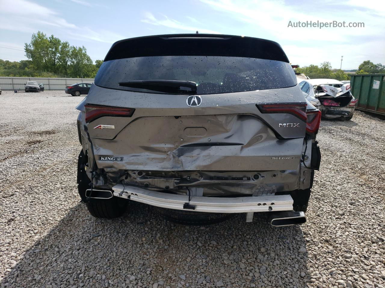 2023 Acura Mdx A-spec Gray vin: 5J8YE1H09PL005786